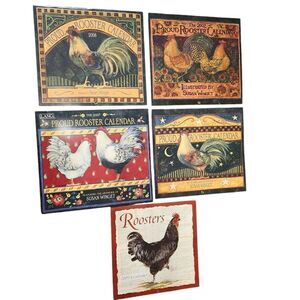 Lang Calendar Lot Proud Rooster Collection Susan Winget Expired 6 Pieces